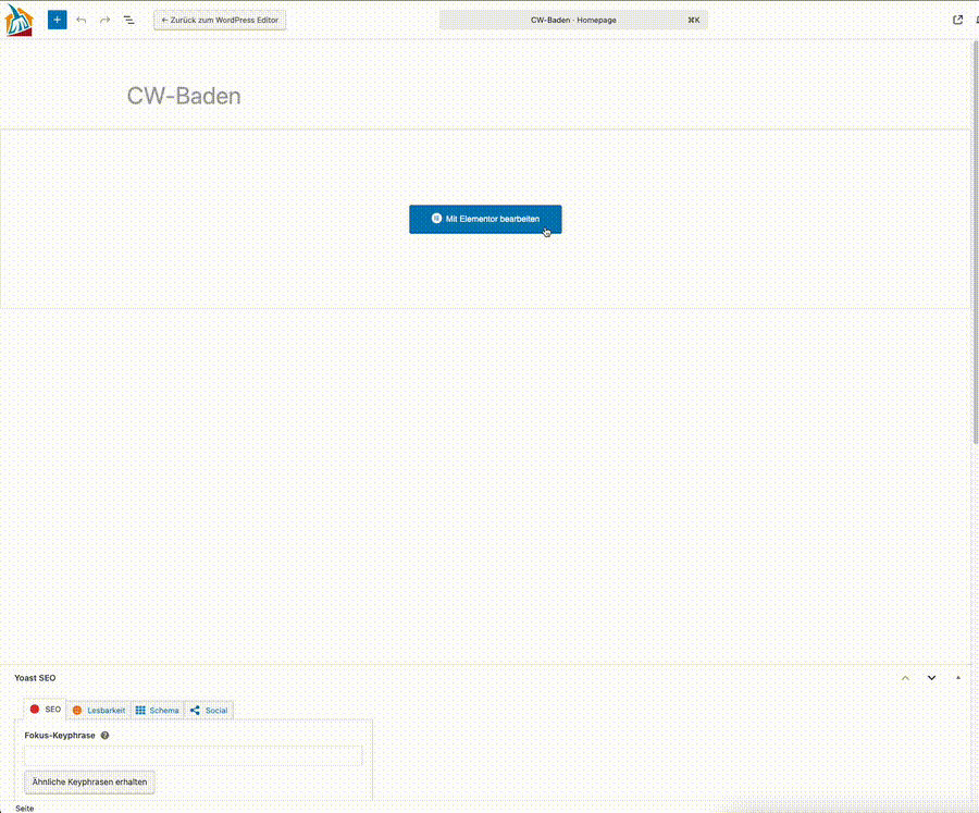 Clean & Work – WordPress Pflege & Konfiguration